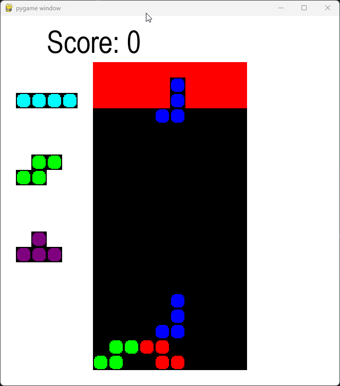 Animated screenshot of Tetris
